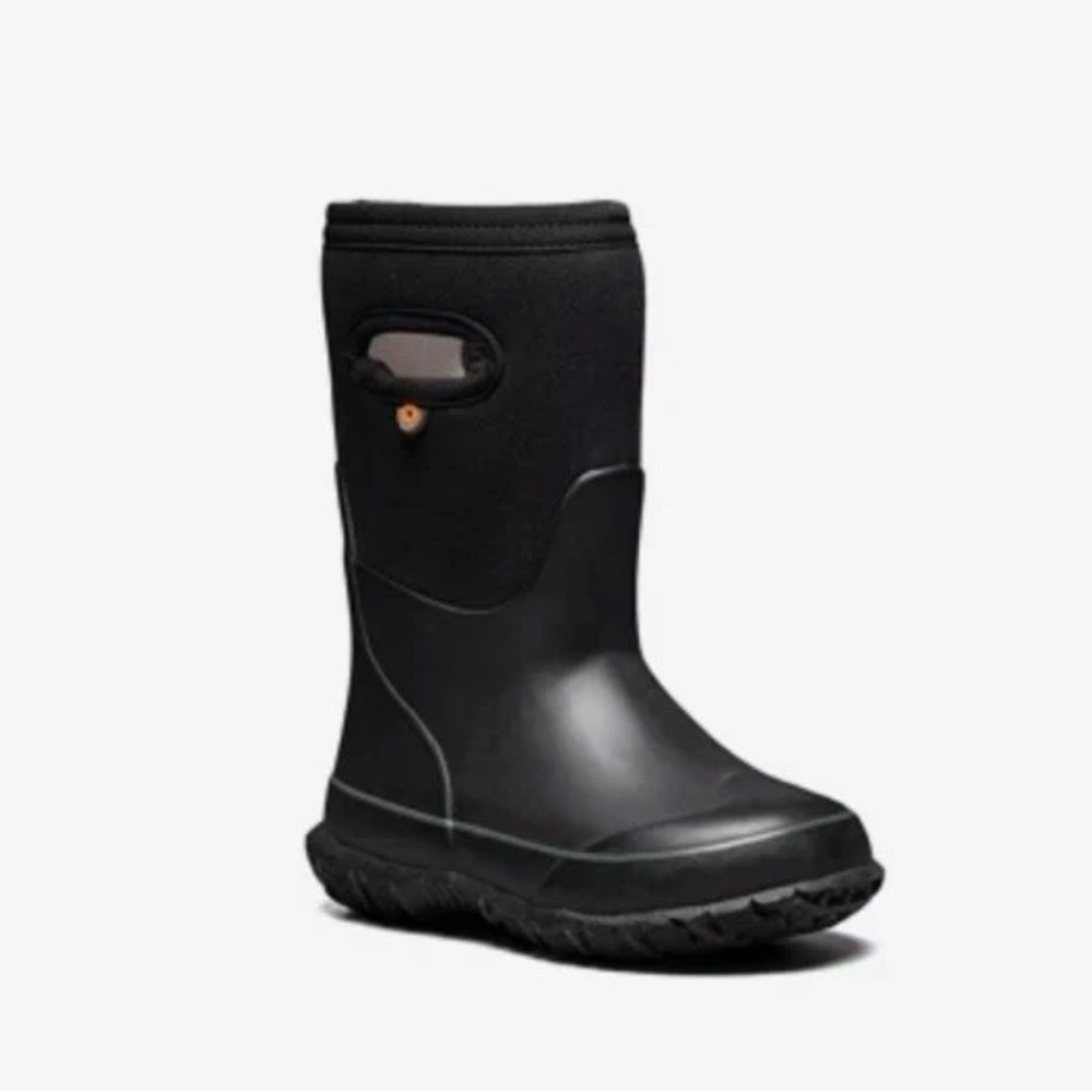 BOGS K Grasp Solid Boots Black Youth Size 4/ EU 37